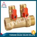 TMOK Water Meter Distribution Manifold 2-Way Water Underfloor Heating Manifold Pump Mixing Valve